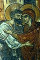 Kritsa: Panagia Kera. Fresken 14. Jh. Joachim und Anna