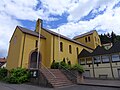 Kreuzwertheim, katholische Kirche Heilig Kreuz, Außenansicht
