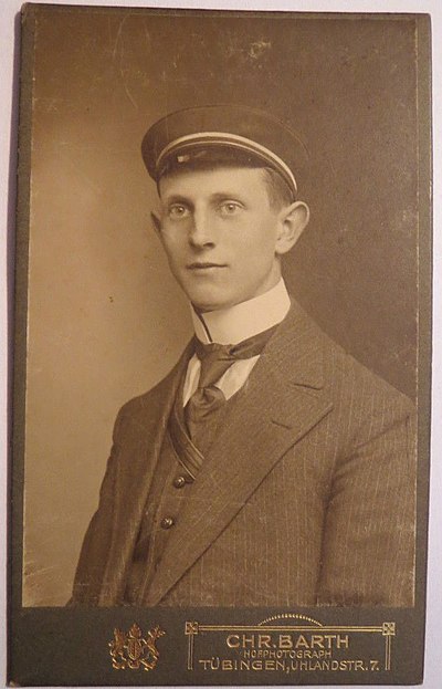 Kurt Laute im SS 1913, Foto von Chr. Barth, Tübingen.JPG