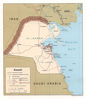 Iraq–Kuwait barrier Wikimedia list article