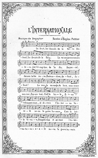 <span class="mw-page-title-main">The Internationale</span> Left-wing anthem