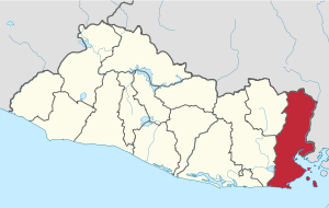 Розташування департаменту Ла-Уніон на мапі Сальвадору