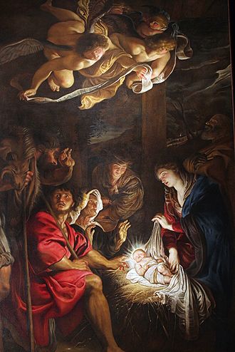 Adoration of the Shepherds by Rubens La adorazione dei pastori (Rubens, Fermo).jpg