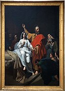 La résurrection de Tabias par st-Pierre, 1800-talsmålning