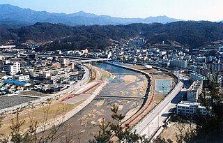 Bonghwa-eup Town in North Gyeongsang, South Korea