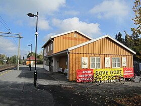 A Langhus station cikk illusztráló képe