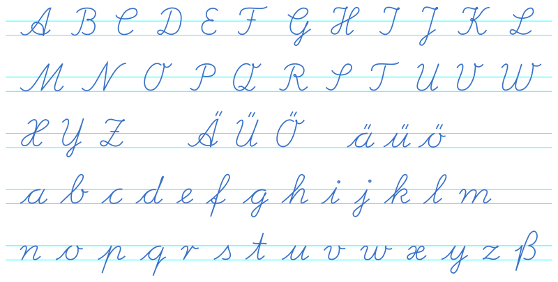 File:Lateinische Ausgangsschrift 1953 plain.svg