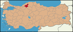 Latrans-Turkey location Karabük.svg