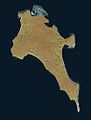 Спутниковый снимок острова Леонтьева