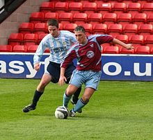 Westfields (claret and blue) in action against Coventry Sphinx Liamkay.jpg