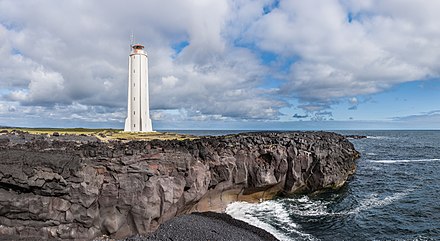 The lighthouse Malarrif at Snæfellsnes