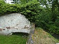 Ancien bras de la Brêche sous le mur d'enceinte