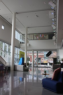 Lobby of the Yerba Buena Center for the Arts in February 2020