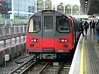 Wedgelock coupler on London Underground train