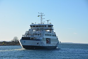 M/S Uraniborg anlöper Landskrona