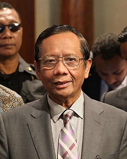 Mahfud MD Indonesian politician