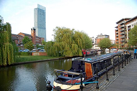 Canal boats in Castlefield