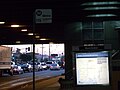 The new constructed eastbound bus stop for Metro Local line: 115 at the Manchester Silver Line station. This is part of the Metro Expresslanes Project. A westbound stop was never constructed.