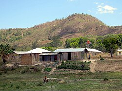 Casas na aldeia de Rai-Lete.