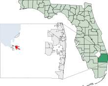 Map of Florida highlighting Belle Glade.svg