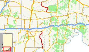 Map of Indiana State Road 545.svg