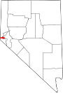 Map of Nevada highlighting Carson City.svg