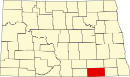 Dickey County - Carte