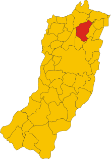 Mapa obce Novellara (provincie Reggio Emilia, region Emilia-Romagna, Itálie) .svg