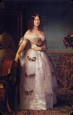 Maria Eugenie, Comtesse de Guzman, toekomstige keizerin van Frankrijk.  1849