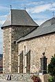 English: Defense tower with mortuary Deutsch: Turm der Verteidigungsanlage mit Aufbahrungshalle