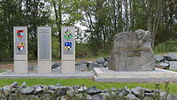 English: Memorial for the Markgrafenkaserne in Bayreuth, Germany (built 1960–1963, demolished 2011–2014 Deutsch: Denkmal für die Markgrafenkaserne in Bayreuth (errichtet 1960–1963, abgerissen 2011–2014