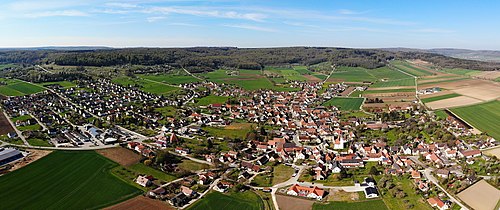 Markt Berolzheim Ort (Luftaufnahme 2020)