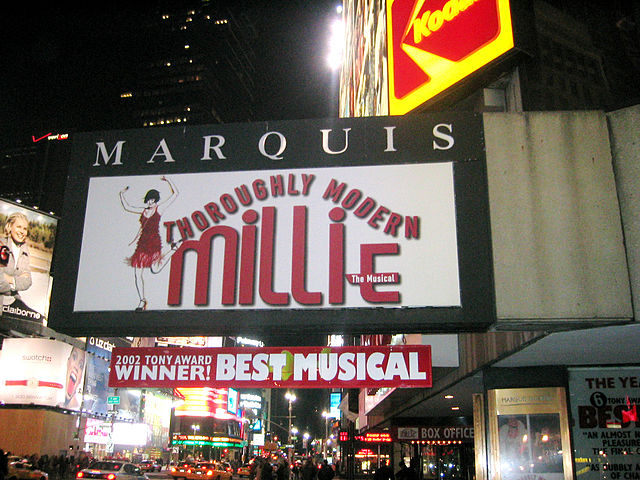 At the Marquis Theatre, 2003