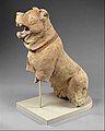Mastiff en terre cuite, période kassite (v. 1500-1200 av. J.-C.). Metropolitan Museum of Art.