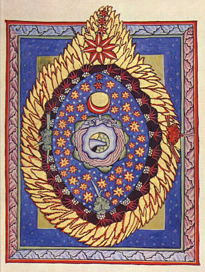 Illumination accompanying the third vision of Part I of Scivias