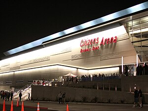 A arena em 2008 com um antigo nome de patrocinador