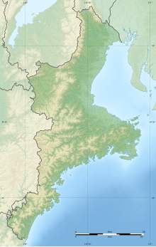 鬼ヶ城暖地性シダ群落の位置（三重県内）