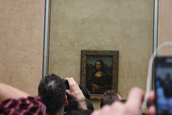 Mona Lisa at Louvre Museum