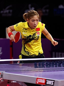 Mondial Ping -Women's Singles - Quarterfinal - Melek Hu-Liu Shiwen - 09.jpg
