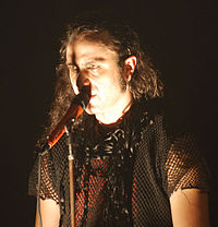 Fernando Ribeiro during concert in Klub Studio, Kraków, Poland 2007