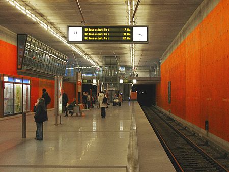 Munich subway Messestadt West