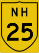 National Highway 25 shield))