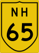 National Highway 65 shield}}