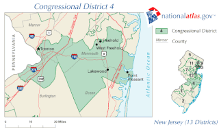 <span class="mw-page-title-main">New Jersey's 4th congressional district</span> U.S. House district for New Jersey