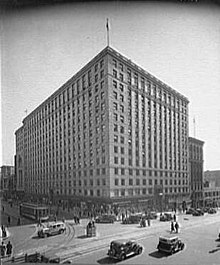 The National Press Building following its opening in the early 1900s Nationalpressbuilding1.jpg