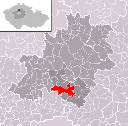 Nératovice - Carte