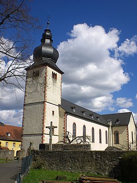 Fulda-Neuenberg'deki St. Andrew Kilisesi