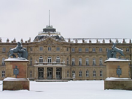 New Palace in Stuttgart. NewCastleStuttgartWinter.jpg