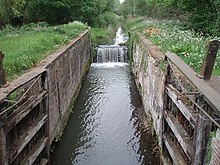 Der verfallene Kanal bei Briggate Bridge