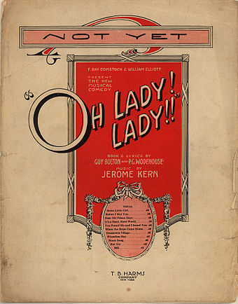 Sheet music from Oh, Lady! Lady!!